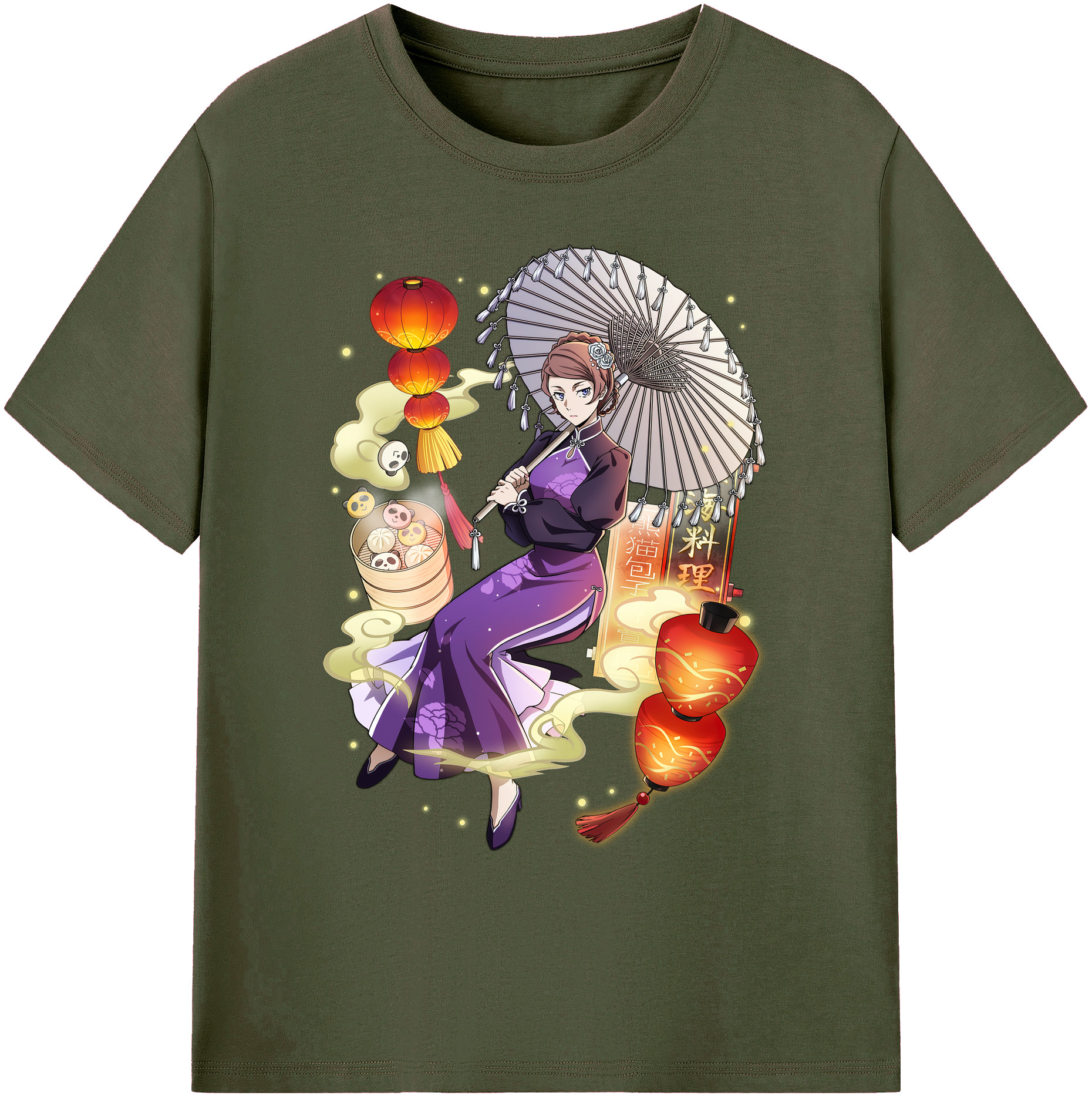 （画像用） 文豪ストレイドッグス Bungo Stray Dogs 綿100％ メンズ半袖Tシャツ｜肌触りやわらか＆通気性